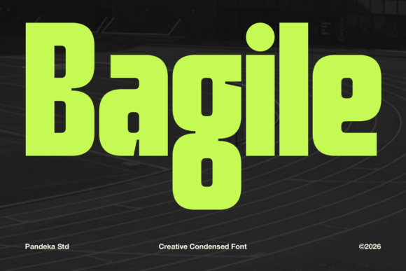 Bagile: The Condensed Sports Font That Powers Bold Brand Identities