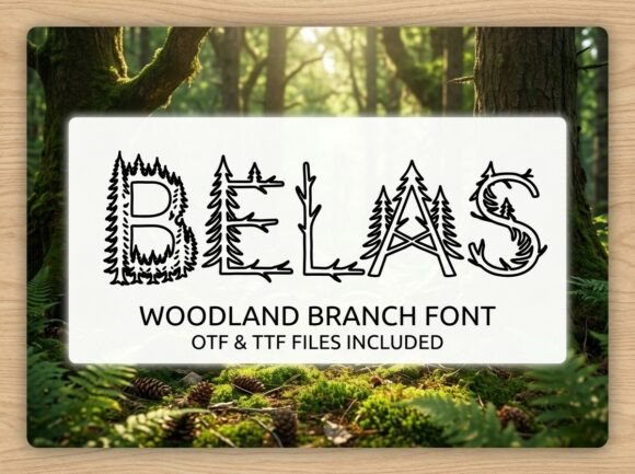 Belas: A Wild Display Typeface for Modern Web Design