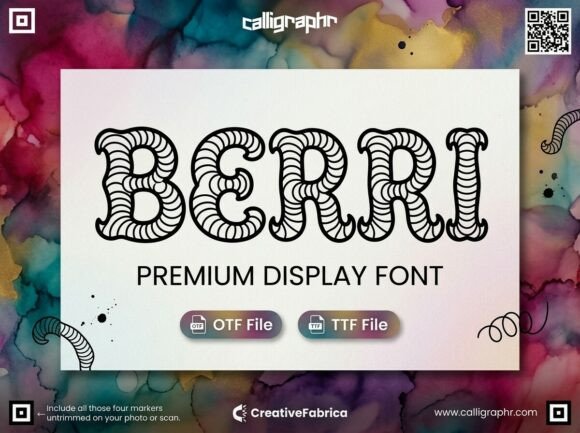 Berri: The Organic Display Typeface for Bold Brand Identities