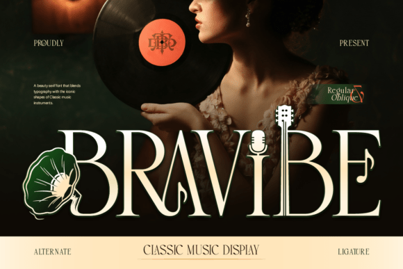 Bravibe: The Premium Display Font for Memorable Brand Identity