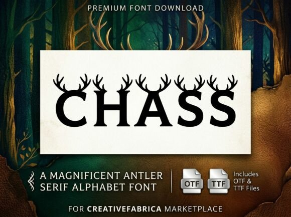 Chass: A Majestic Display Font for Modern Web Design