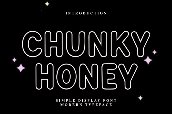 Chunky Honey: A Festive Display Typeface for Holiday Editorial Design
