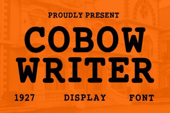Cobow Writer: The Bold Vintage Typeface for Authentic Web Design