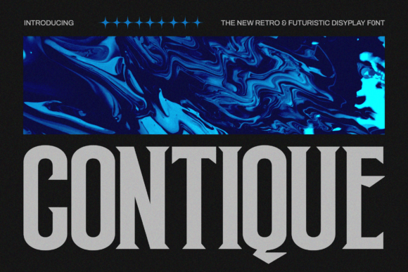 Contique: A Vintage Serif Display Font for Authentic Branding