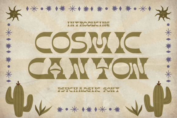 Cosmic Canyon: The Retro Display Font for Handmade Brands