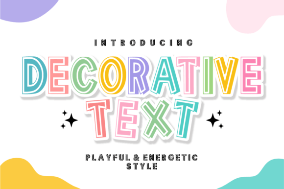 Decorative Text: The Bold Display Font for Modern Web Design