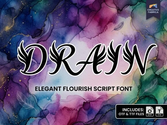 Drain: The Winged Typeface That Transformed My Brand Identity