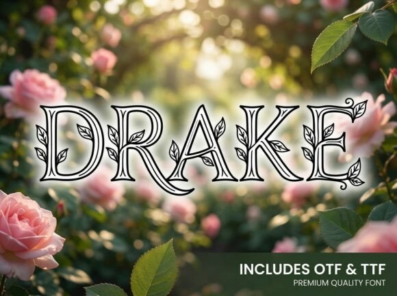 Drake: The Premium Display Font That Elevates Brand Visuals