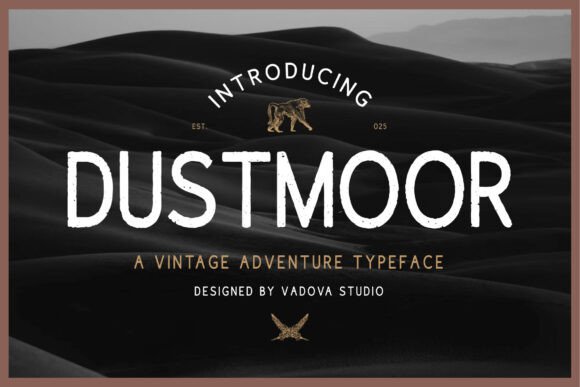 Dustmoor: The Rugged Display Typeface for Authentic Brand Identity