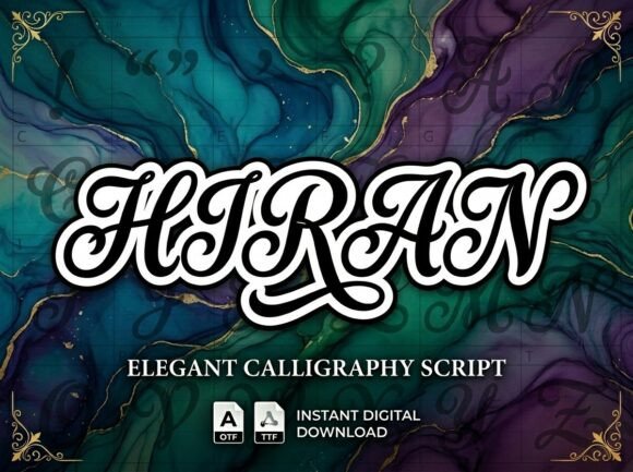 Hiran: A Display Font That Captures Attention