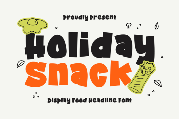 Holiday Snack: The Perfect Display Font for Festive Web Design