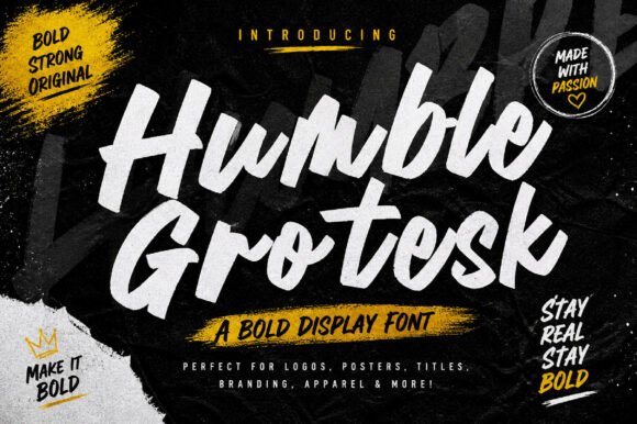 Humble Grotesk First Impressions and Design Use