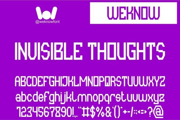 Invisible Thoughts: The Display Typeface for Modern Editorial Design