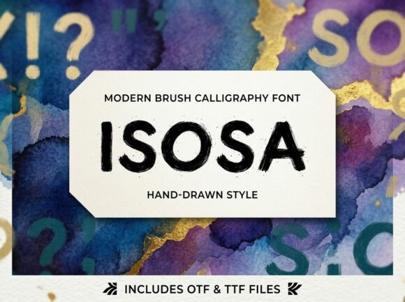 Isosa: The Display Typeface for Dynamic Web Design