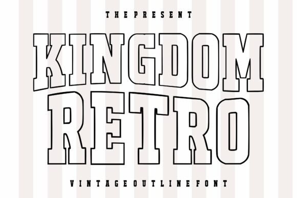 Kingdom Retro: The Vintage Display Typeface for Handmade Brands