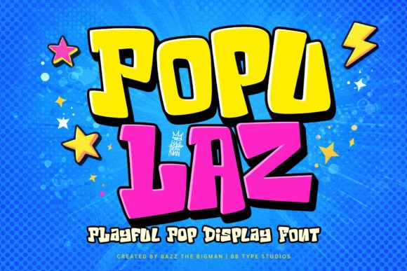 Populaz: The Bold Typeface That Elevates Small Business Branding