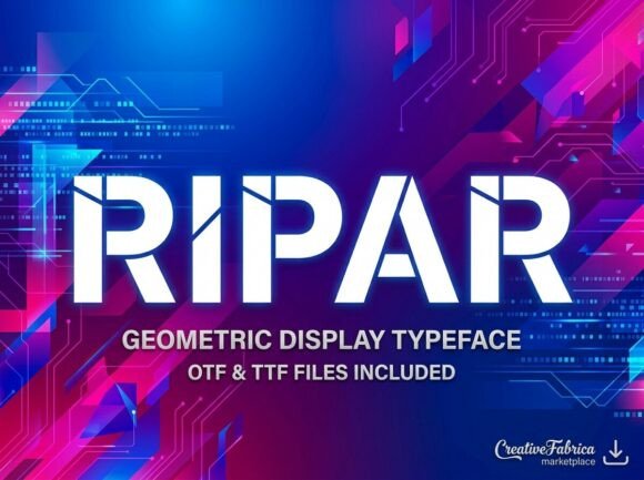 Ripar: A Display Font with Bold Personality