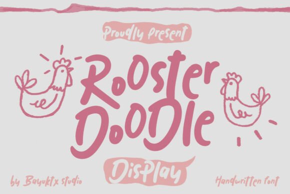 Rooster Doodle: The Playful Typeface That Transforms Small Business Branding