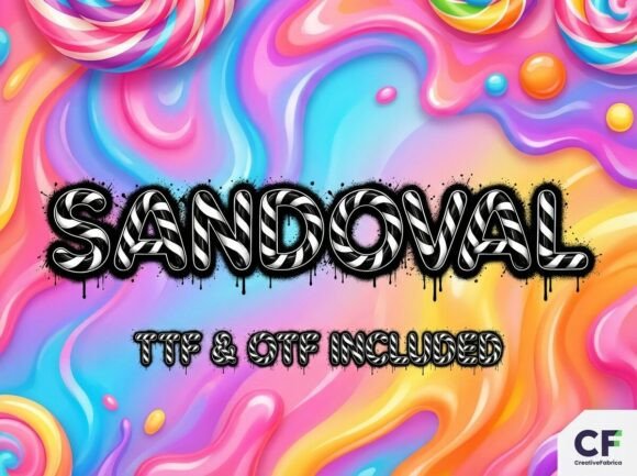 Sandoval: A Bold Display Typeface for Editorial Design