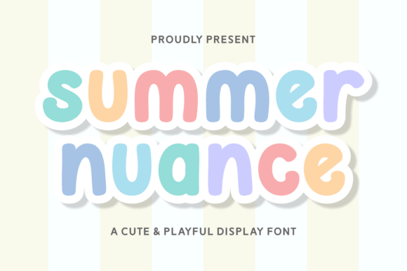 Summer Nuance: The Display Font That Elevates Campaign Visuals