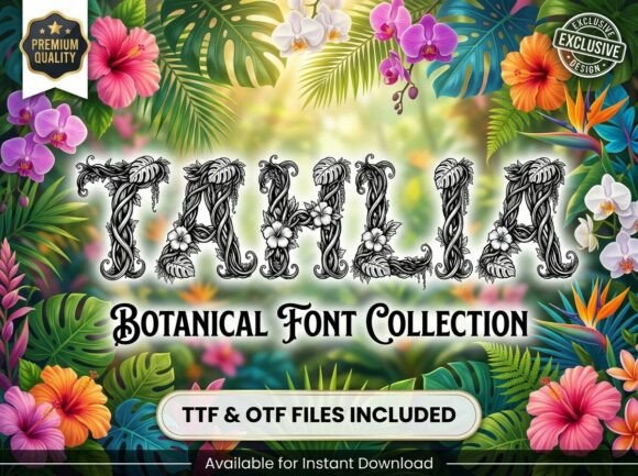 Tahlia: A Premium Display Font for Editorial Design