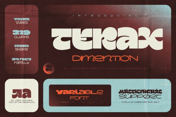 Terax Dimention: A Designer's Verdict on This Bold Display Typeface