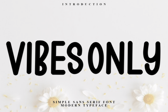 Vibes Only: A Festive Display Typeface for Digital Branding
