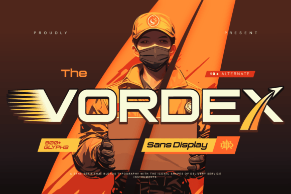 Vordex: The Bold Display Font for Modern Crafters and Sellers
