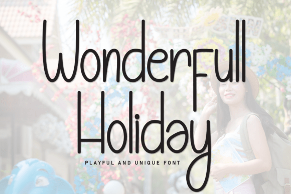 Wonderfull Holiday: A Display Typeface for Festive Web Design