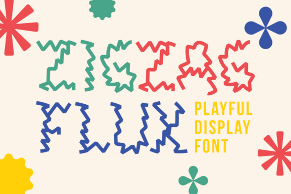 Zigzag Flux: The Electric Display Typeface for Bold Web Design